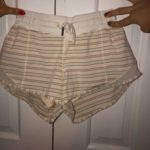 Lululemon striped shorts